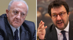 "De Luca pensi a quello che non va in Campania e non ai miei occhiali", la risposta di Salvini