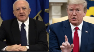 De Luca meglio di Trump, il boom in diretta dello 'Sceriffo'