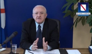 De Luca: "Il Ministero dell'Economia restituisca alla Campania 240 milioni rubati"