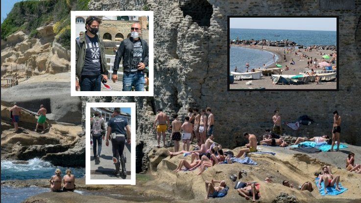 Napoli, assalto a scogli e spiagge: scattano i controlli