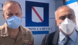 La U.S. Navy in visita al Covid Center dell’Ospedale del Mare per valutare le migliori soluzioni adottate in Italia