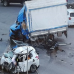 Dramma in Campania, scontro auto-tir: muore un 23enne, tre feriti