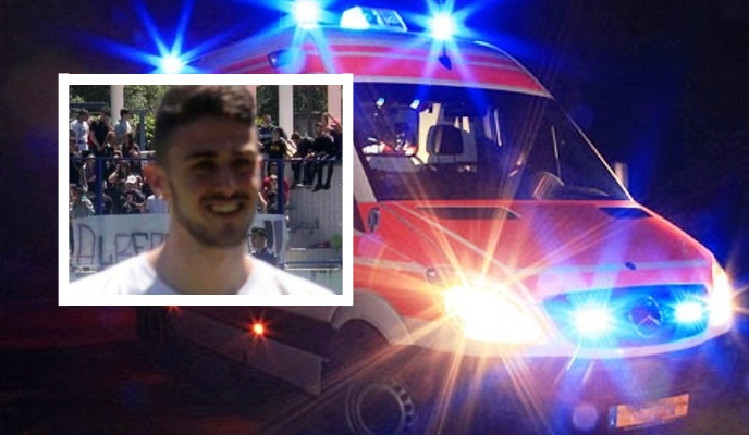 Schianto scooter-auto, Ettore muore a 20 anni: era una promessa del calcio campano