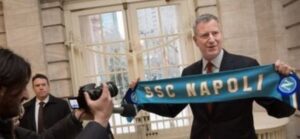 Napoli e il suo tifoso oltre oceano: il sindaco di New York, Bill De Blasio