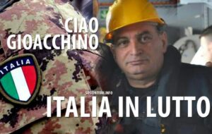 Addio Gioacchino, non ce l'ha fatta il sotto ufficiale della Marina Militare