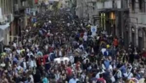 Napoli, via Toledo è fra le strade più trafficate d'Europa