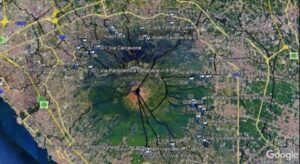La "Mappa delle discariche" presenti nel Parco Nazionale del Vesuvio