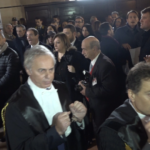 Avvocati di Napoli in protesta contro la riforma della prescrizione