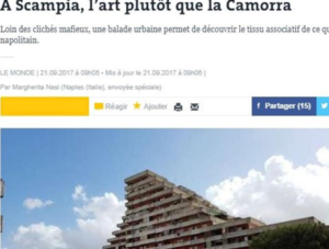 Il giornale Le Monde omaggia Scampia: "Non è solo Gomorra"