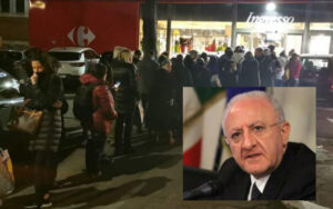 Supermercati presi d'assalto a Napoli, De Luca: "Non agitarsi, non avremo crisi di approvigionamento"