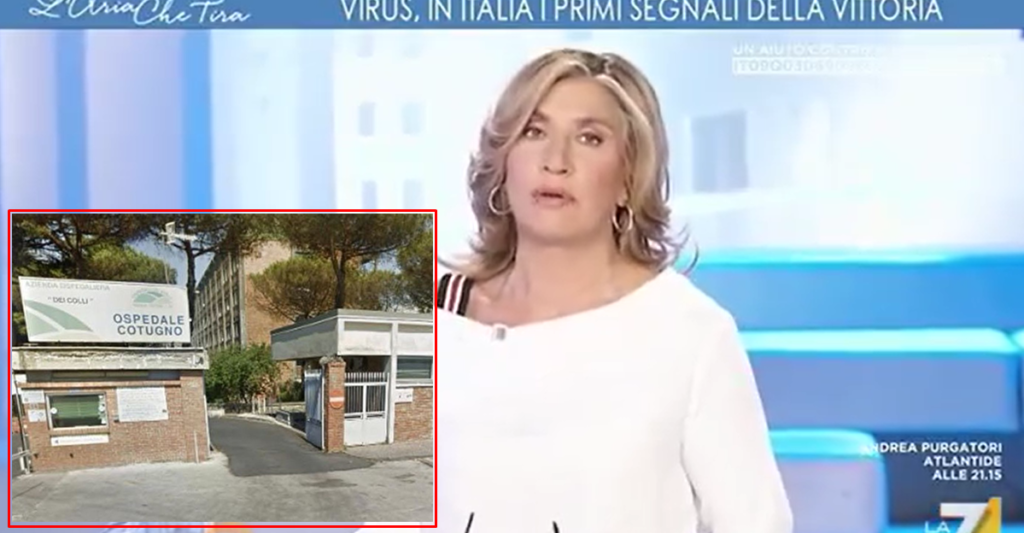 Myrta Merlino si scusa in diretta a L'aria che tira: "Ammetto di aver sbagliato, orgogliosa del Cotugno"