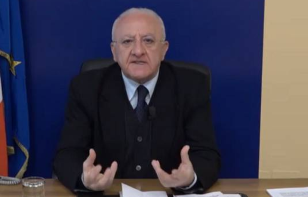 Coronavirus: De Luca proroga divieto di uscire di casa fino al 14 aprile