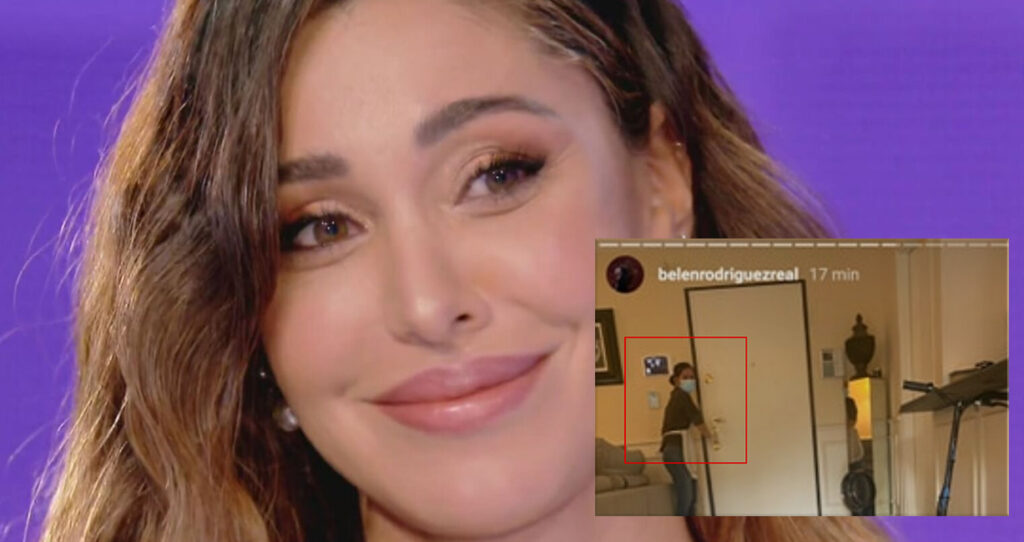 Belen Rodriguez posta una foto con la governante in casa: bufera sui social