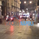 Paranza motorini in via Toledo