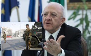 Emergenza Coronavirus, Vincenzo De Luca chiede l'aiuto dell'esercito per i controlli