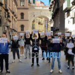 commercianti via chiaia manifestano