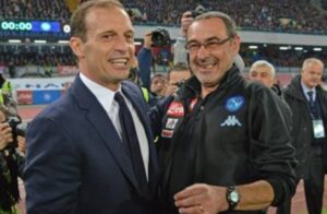 Allegri elogia Sarri: "Se il Napoli è primo è tutto merito suo"