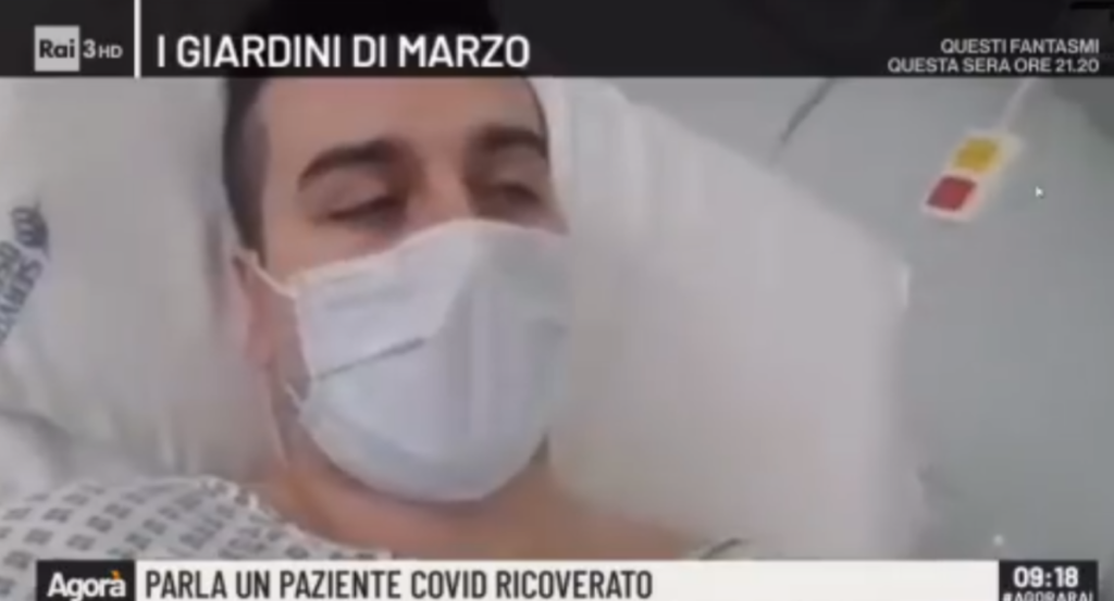 Mattia, 29 anni, in un letto d'ospedale per il Coronavirus: "Non sentitevi invincibili, colpisce tutti"