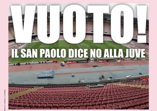 Napoli - Juve, invocato lo sciopero del tifo