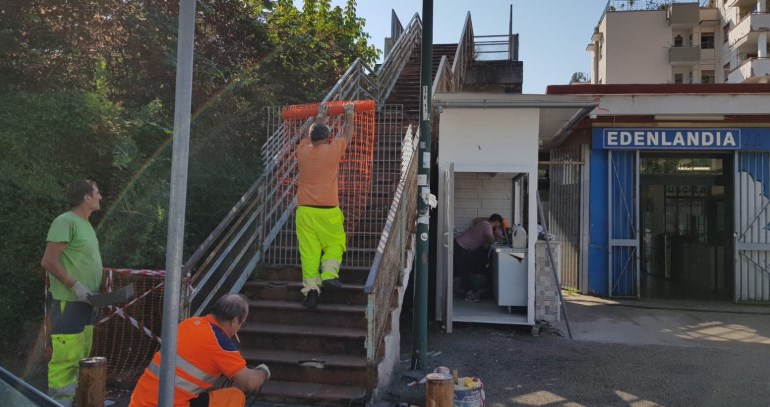 Napoli, l'EAV scrive al comune: "Il ponte dell'Edenlandia è pericoloso?"