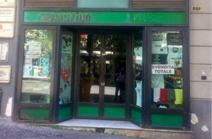 chiude merceria vomero