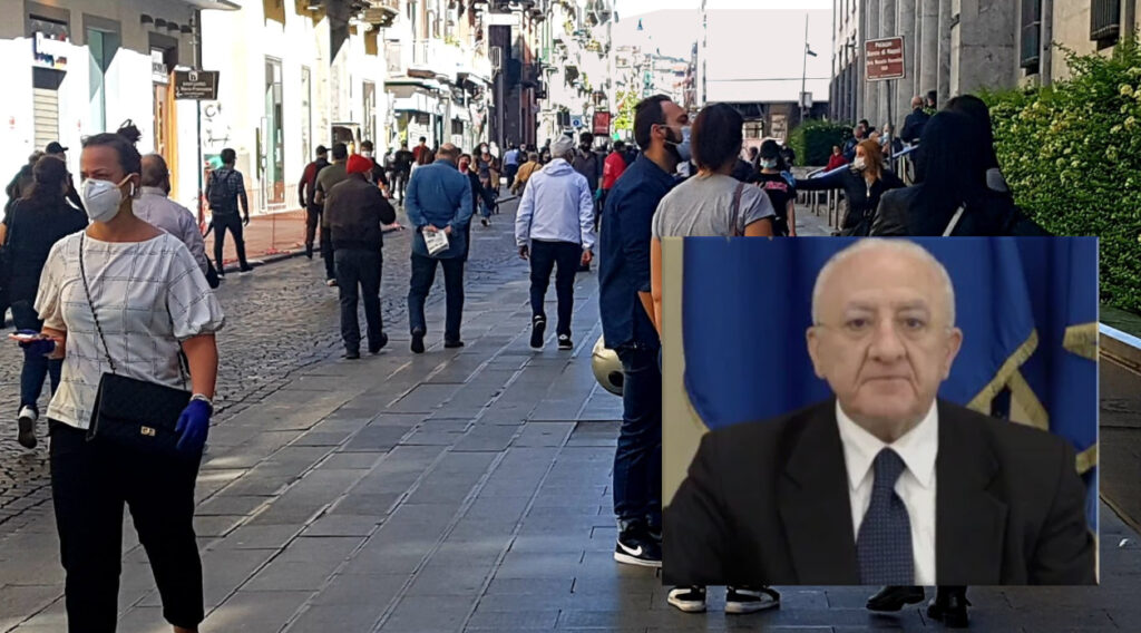 Quando si potrà smettere di usare la mascherina in Campania, le parole di Vincenzo De Luca
