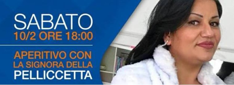 signora della pelliccetta pubblicità