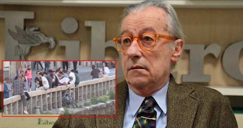 Folla di persone ai Navigli, adesso cosa dice Vittorio Feltri? Il silenzio del direttore di Libero
