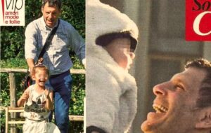 Fabrizio Frizzi e la figlia