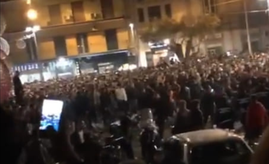 Brindisi di Natale finisce in rissa, fuggi fuggi generale e caos nel Napoletano