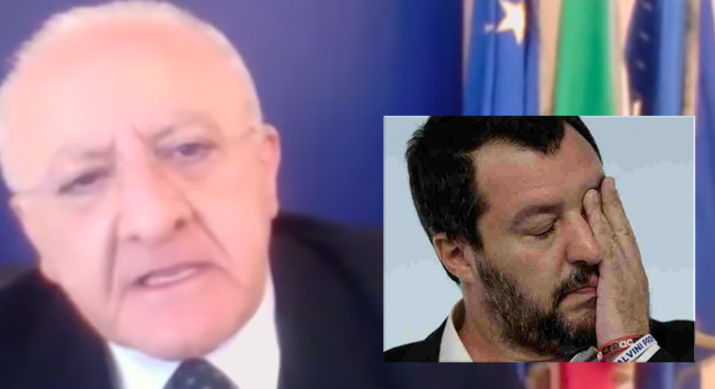 Scontro tra De Luca e Salvini, il governatore risponde: "E' un concetto tanto semplice da non essere alla sua portata"
