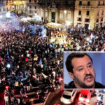 Festeggiamenti a Napoli, Salvini parte all'attacco: "Che fine ha fatto De Luca con il lanciafiamme?"
