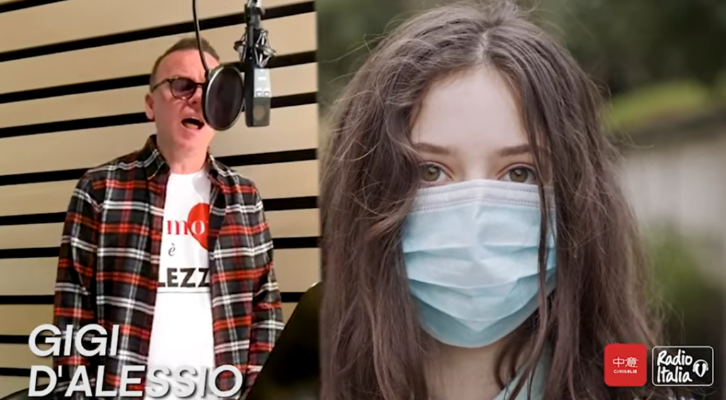 Gigi D'Alessio partecipa a Fratelli del mondo, la canzone cinese dedicata a tutti i medici del mondo