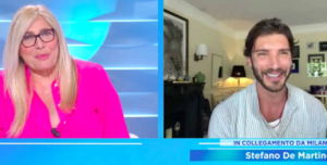Stefano De Martino e la battuta in diretta con la Venier su Belen: "In isolamento facciamo anche altro"