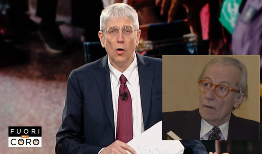 Dopo le accuse di Feltri, arrivano le scuse di Giordano in diretta: "Vittorio è un grande del giornalismo"