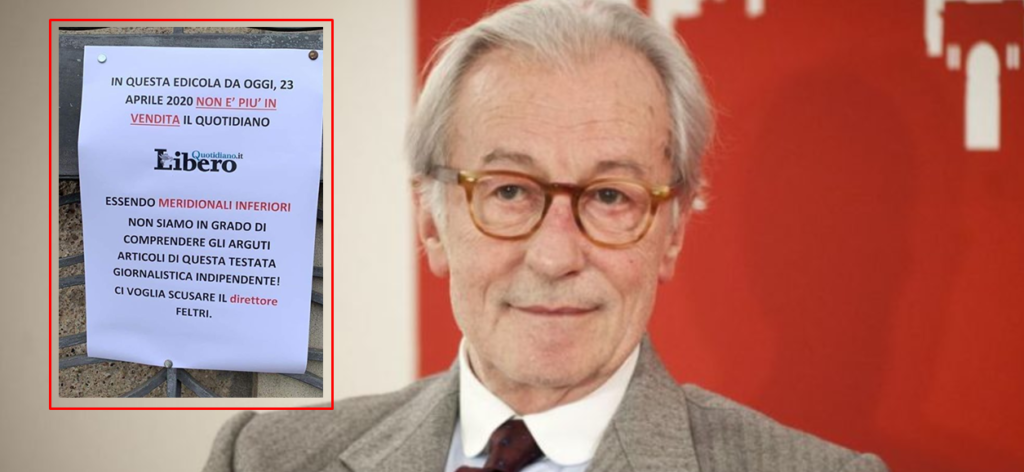 Feltri offende i meridionali, alcune edicole a Napoli non venderanno più Libero: la risposta all'attacco
