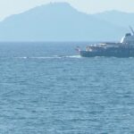 Mega yacht nel Golfo di Napoli, è l'Altair III di Diego Della Valle