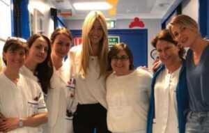 Alessia Marcuzzi ed Elena Santarelli