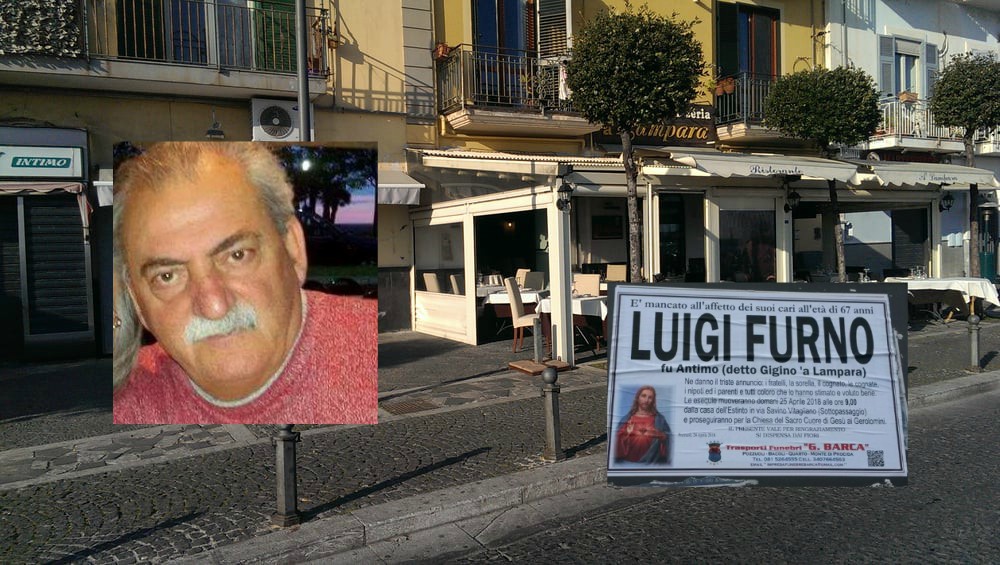Addio a Luigi Furno, gestore del noto ristorante "La Lampara"