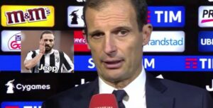 Allegri: "Higuain è infortunato potrebbe non giocare a Napoli"