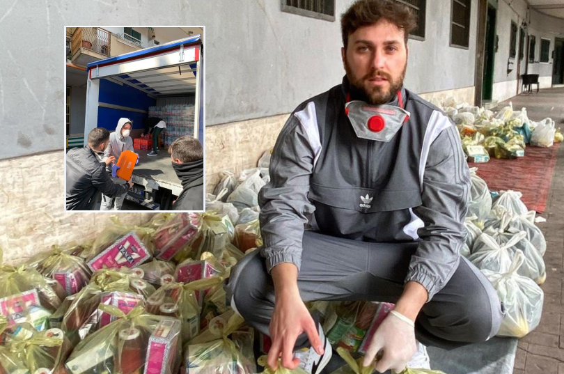 Gli Angeli del quartiere aiutano i bisognosi contro il covid: "Siamo solo ragazzi, farlo è una gioia"