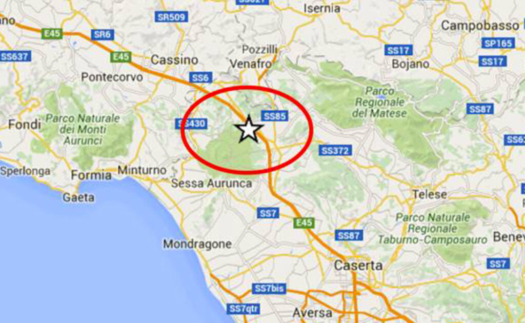 Campania, avvertite due scosse di terremoto: coinvolte più province