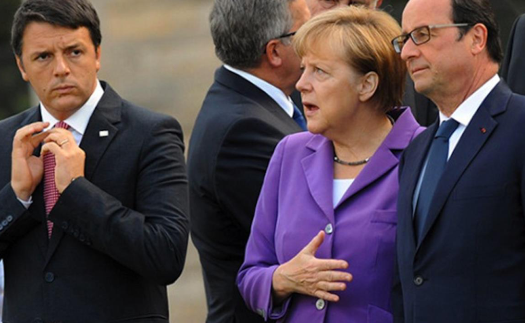 Renzi, Merkel e Hollande oggi a Napoli prima di andare a Ventotene