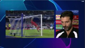 Rigore di Insigne, siparietto Buffon - D'Amico a Sky: "Era imparabile"
