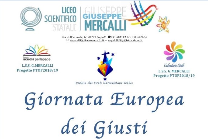 Napoli, il Liceo Mercalli protagonista della "Giornata europea dei Giusti"
