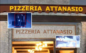 Rapinata la pizzeria Attanasio, le immagini della video sorveglianza