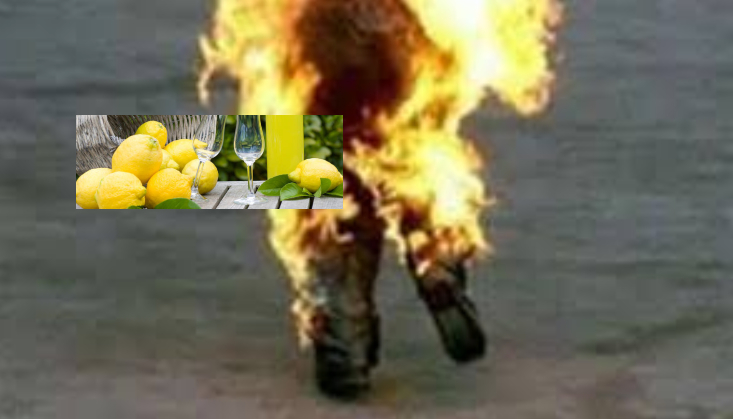 Benevento, avvolto dalle fiamme mentre prepara il limoncello