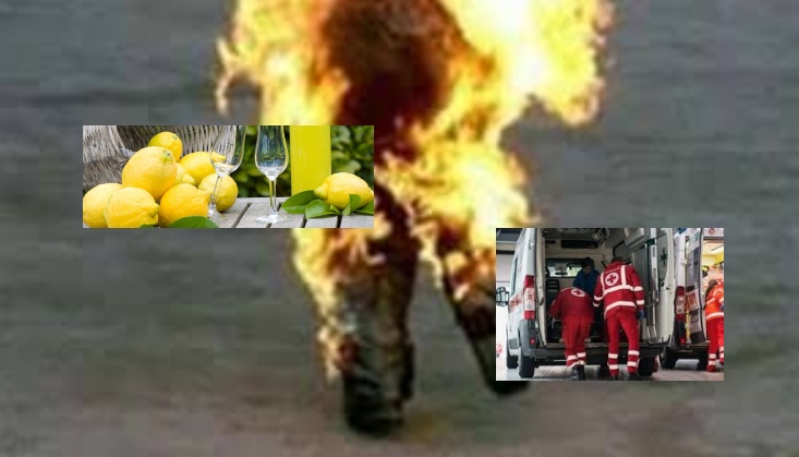 In fiamme per preparare il limoncello, muore ustionato dopo giorni di agonia