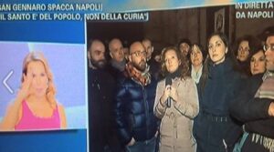 Barbara D'Urso non dà spazio ai giovani per San Gennaro