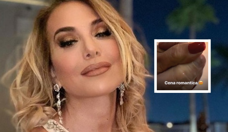 Barbara D'Urso e la cena romatica, 'Barbarella' sgamata dalla storia su Instagram